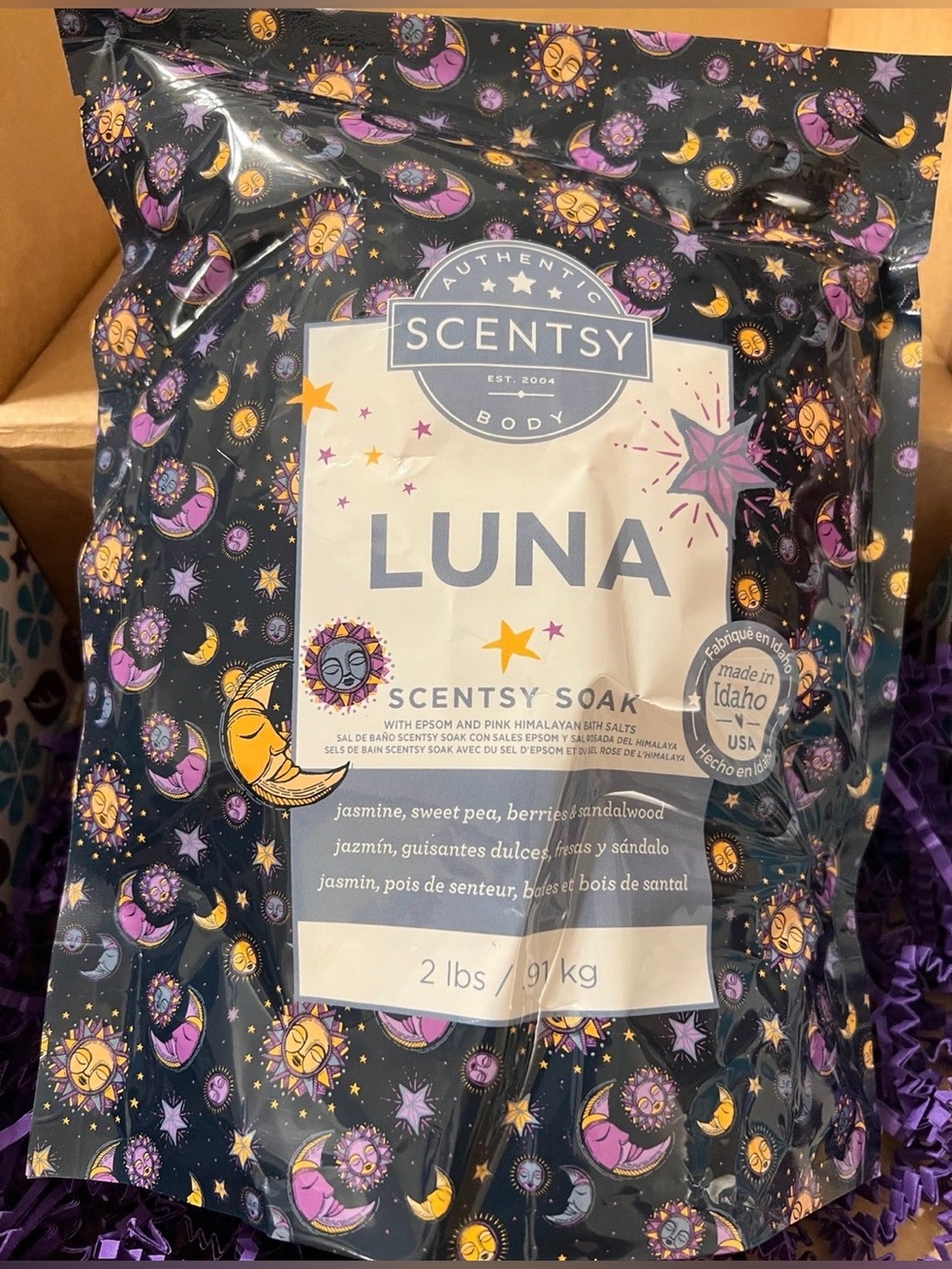 LUNA Scentsy Bath Soak Bath Salts